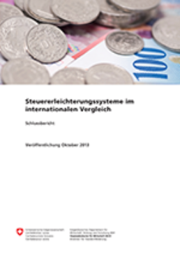 Prospektiv Studie Steuererleichterungssysteme im internationalen Verlgleich