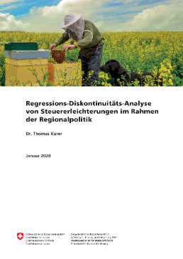 Regressions-Diskontinuitäts-Analyse von Steuererleichterungen im Rahmen der Regionalpolitik
