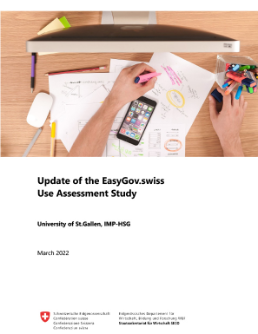 Update of the EasyGov.swiss Use Assessment Study 2021